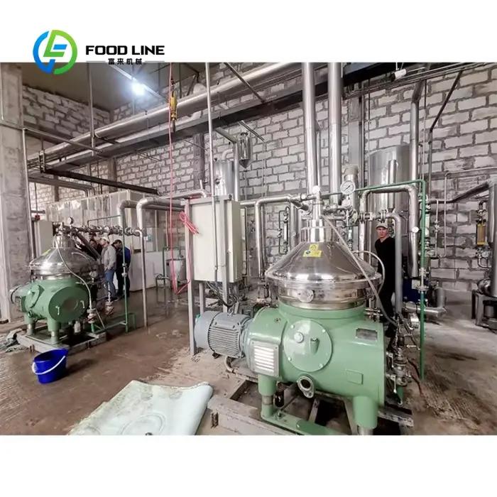 Usine de raffinage de traitement d'huile de graines de coton personnalisée 100 tonnes 150T, équipement de Production d'huile comestible de grande capacité