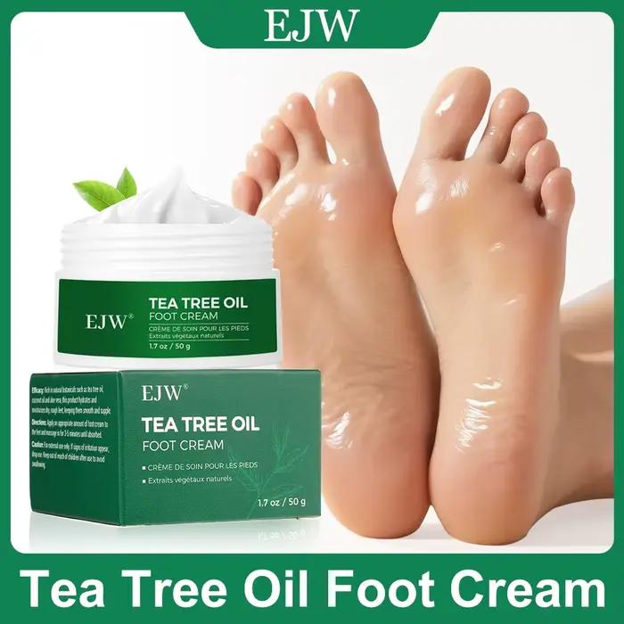 Crème pour les pieds à l'huile d'arbre à thé