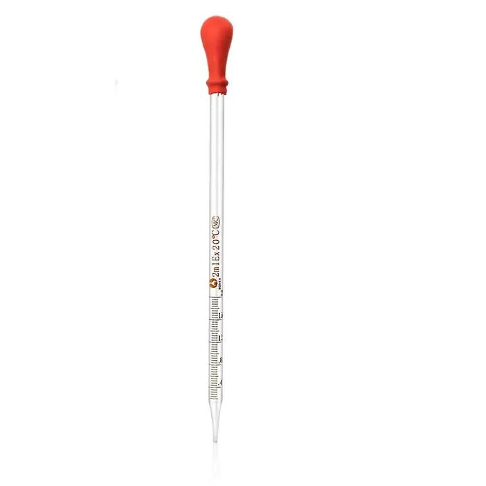 Pipettes de transfert en verre 3ML, compte-gouttes d'huile essentielle graduée, compte-gouttes pour liquide, Pipette en verre épais