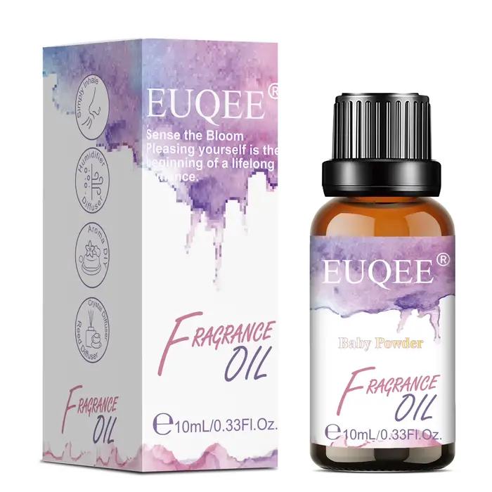 Huile parfumée d'aromathérapie EUQEE 10ml pour diffuseur - Poudre pour bébé