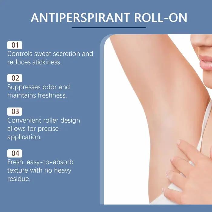 Anti-transpirant sous les bras Roll-On Anti-transpiration élimine les odeurs des aisselles rafraîchissant lisse