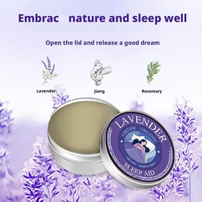 Baume Bio Apaisant à la Lavande pour le Sommeil