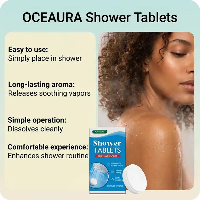 Tablettes de douche aromathérapeutiques hydratantes