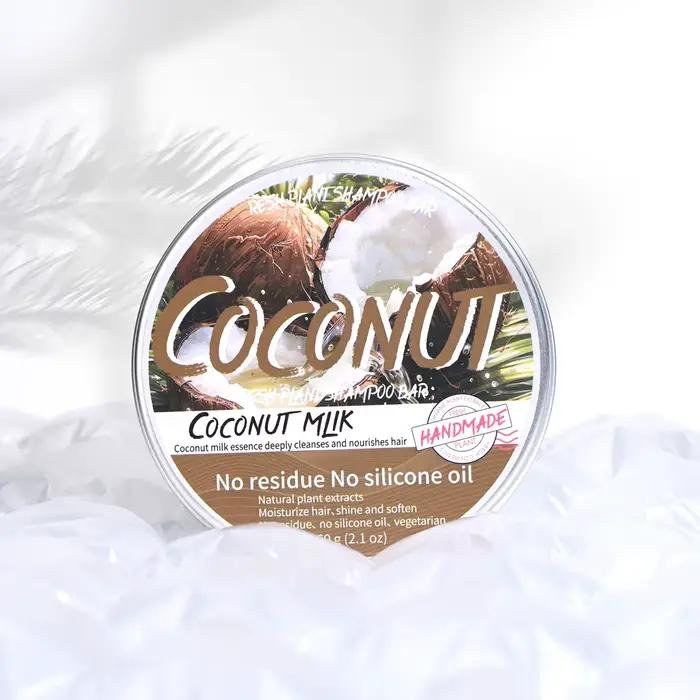 LH + 60g shampooing au noix de coco solide avec huile
