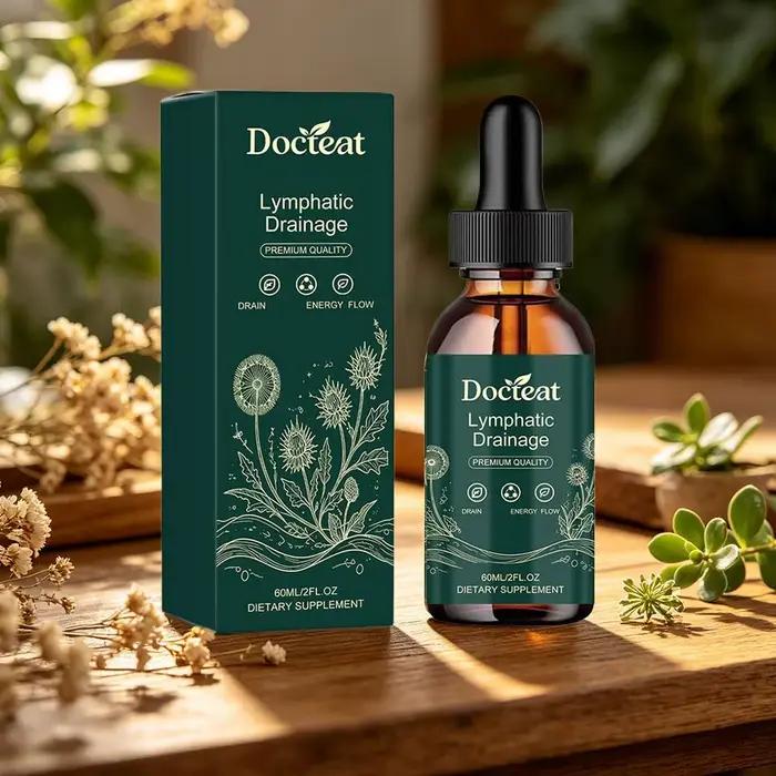 Gouttes naturelles à base de plantes pour le drainage lymphatique