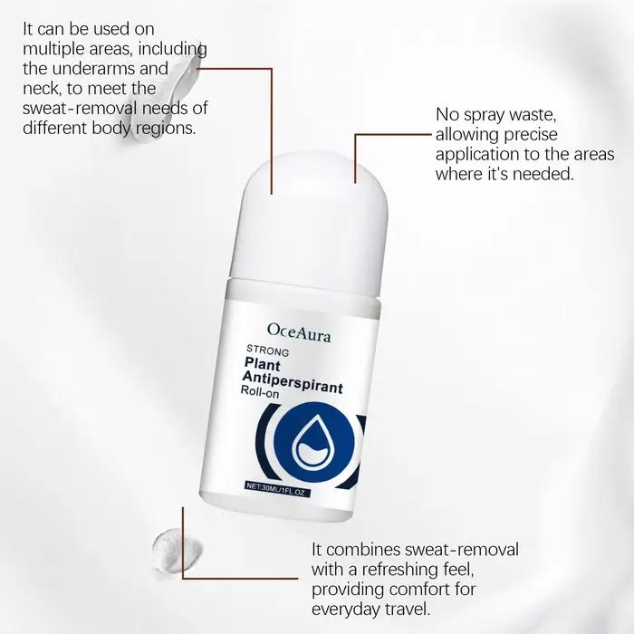 Anti-transpirant sous les bras Roll-On Anti-transpiration élimine les odeurs des aisselles rafraîchissant lisse