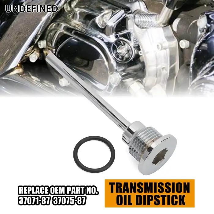 Jauge d'huile de Transmission de moto, pour Harley Dyna Street Fat Bob1987-2005 Softail Touring Trike1987-06, remplace OEM 37075 – 87