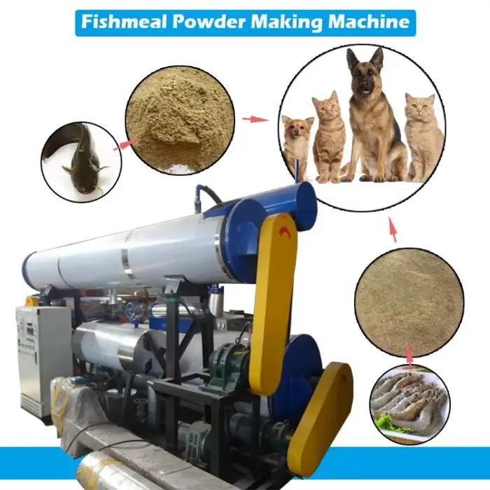 Farine de poisson et huile de poisson pour animaux – Machine à farine de poisson pour aliments personnalisés pour chiens, porcs, canards, poulets, bovins, volailles, oies