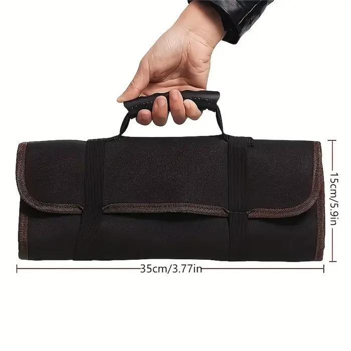 Sacs de rangement pour outils avec pochettes, rangement d'outils portable et durable, parfait pour les bricoleurs, les propriétaires de camping-cars