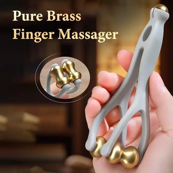 Soulagement innovant de la douleur articulaire des doigts : masseur de points d'acupuncture avec huile d'essence pour l'arthrite et la fatigue