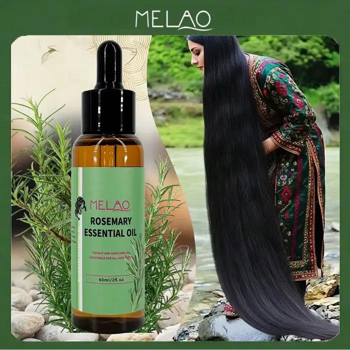 Huile capillaire à la rosemary MELAO Organics