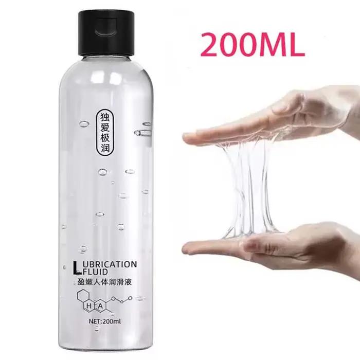 Lubrifiant intime à base d'eau 60ML/200ML/500ML Hypoallergénique Séchage rapide Non gras Facile à nettoyer pour hommes et femmes