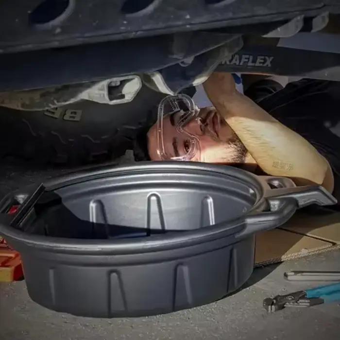 Bac de vidange d'huile 10L 15L, récipient de récupération d'huile étanche pour voiture, moto, outil de réparation automobile