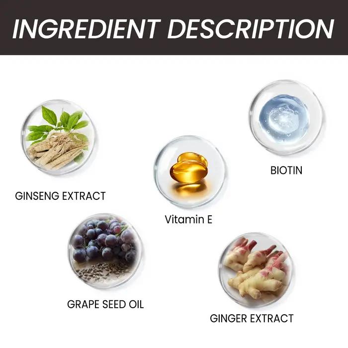 L'essence anti-chute de cheveux favorise la croissance