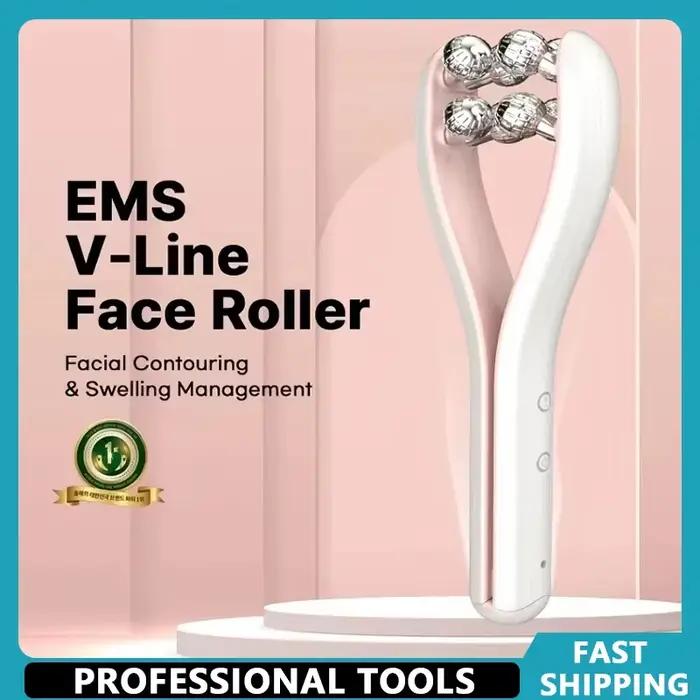 Rouleau de massage facial en V pour raffermir et affiner le visage – Outil de beauté