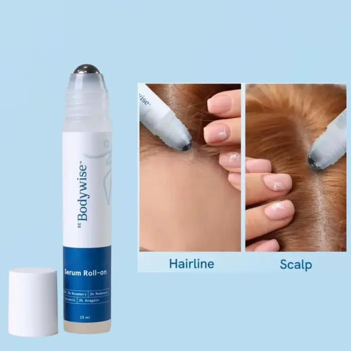Essence capillaire roll-on à la rosmarine Body.wise - Nourrissante