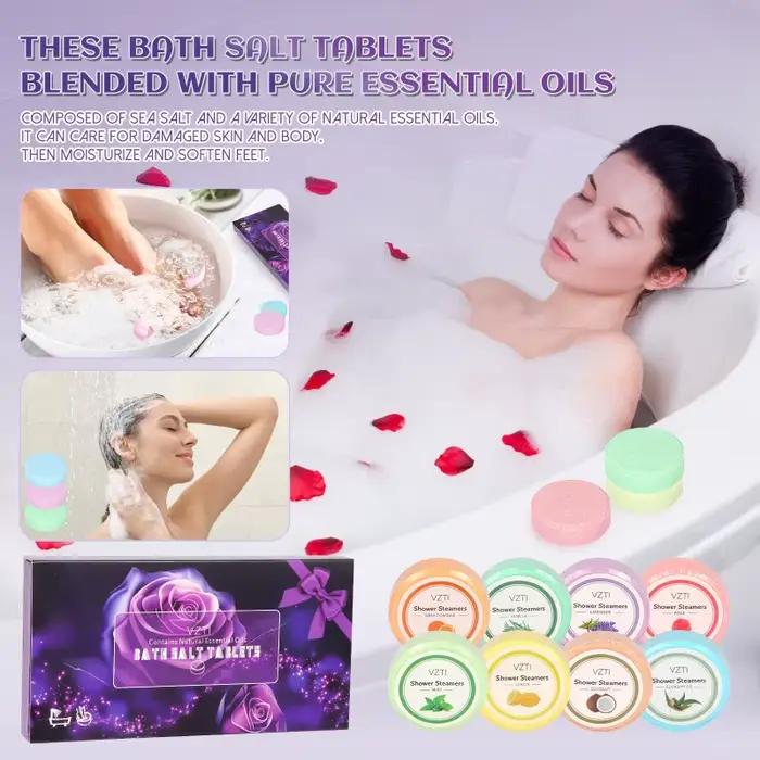 30g * 8 comprimés de sel de bain aux huiles essentielles d'aromathérapie
