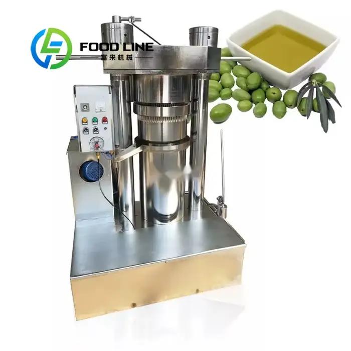 Presse à huile d'olive hydraulique automatique verticale d'usine professionnelle personnalisée pour diverses cultures d'huile