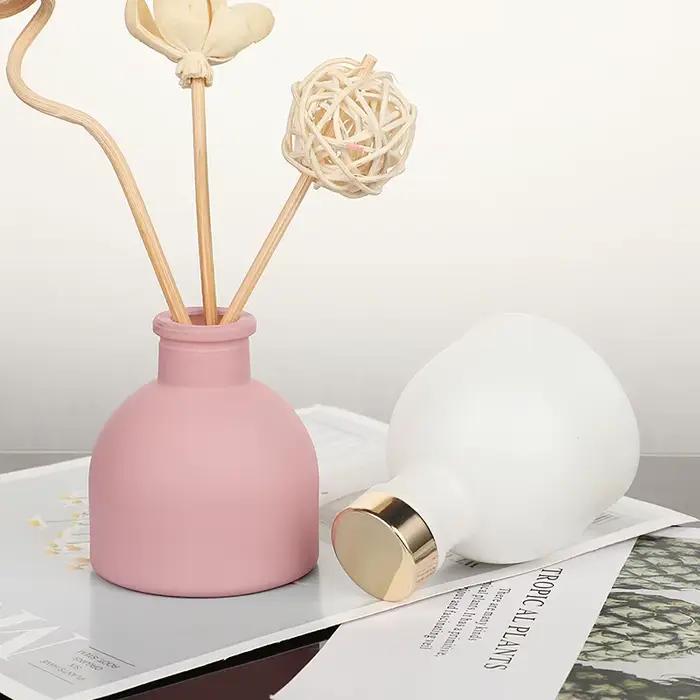 Bouteilles de diffuseur d'aromathérapie vides rose/blanc/jaune/noir de 50ml