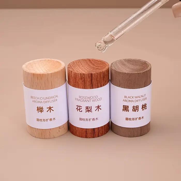 Diffuseur d'huiles essentielles et d'aromathérapie en bois naturel