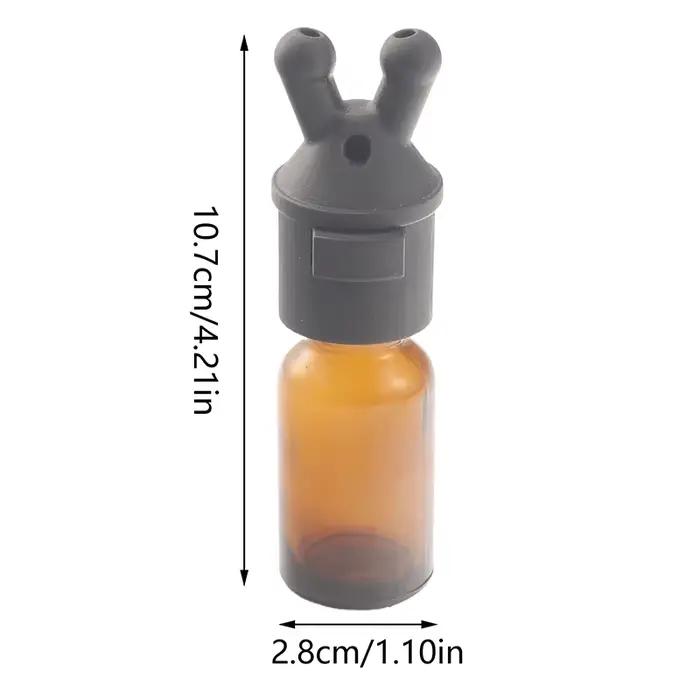 Bouteille d'inhalateur d'huile essentielle et d'arôme étanche de 15ml
