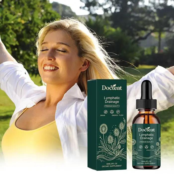 Gouttes naturelles à base de plantes pour le drainage lymphatique