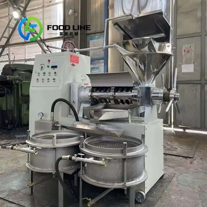 Presse à huile d'arachide automatique personnalisée, 15kw, haute efficacité, 380kg H, qualité industrielle