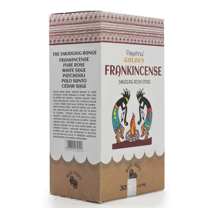 30g Golden Frankincense Smudging Resin Sticks (6s)