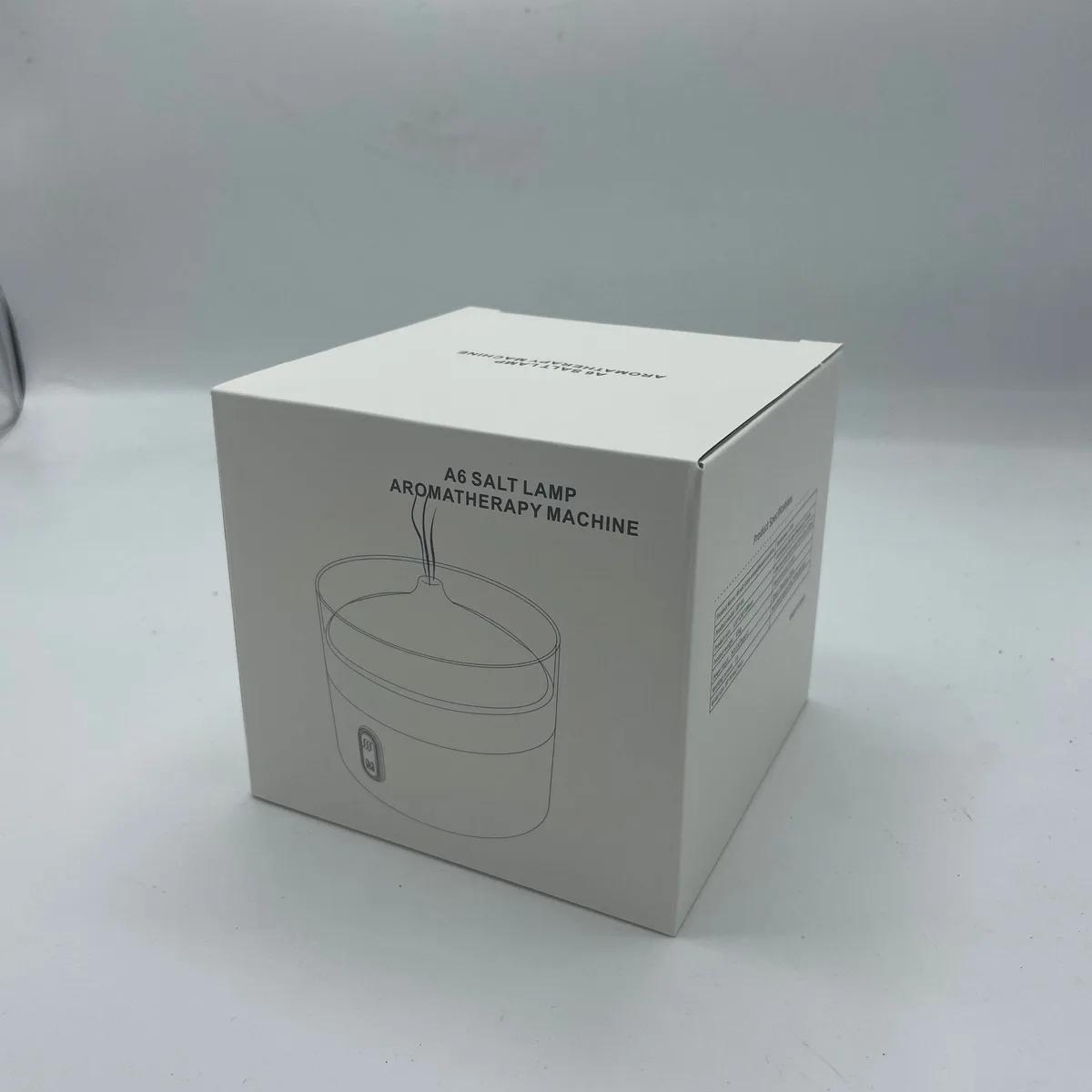 Himalayan Salt Aroma Diffuser - Night Light - USB-C - Flame Effect (Salt included)
