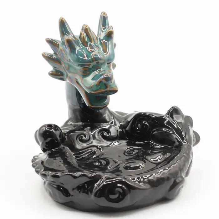 Backflow Incense Burner - Large Dragon Pool